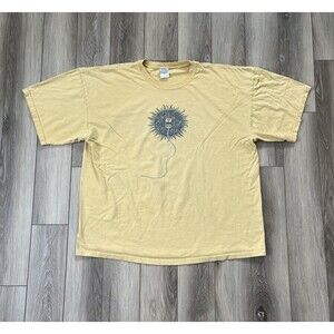 Gildan Ultra Cotton CUSD Yellow Short Sleeve Graphic Tee Mens Sz 2XL
